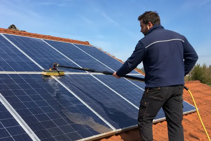 Nettoyage et entretien de panneaux solaires à Saint-Denis-lès-Bourg